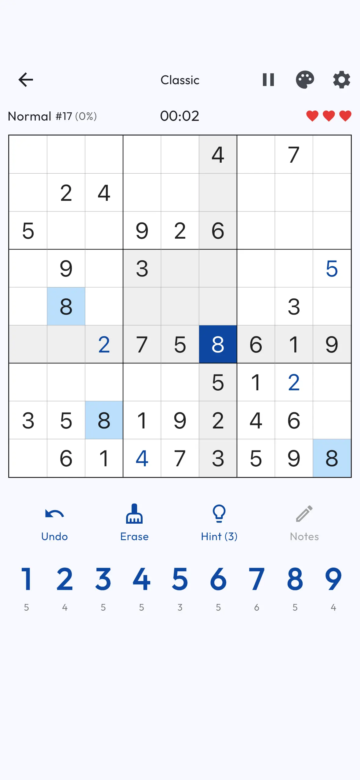 Classic Sudoku